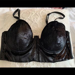🖤🖤🖤 Velvet lightly lined Bra